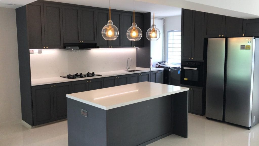 Completed custom carpentry project by Innovation Workshop Singapore